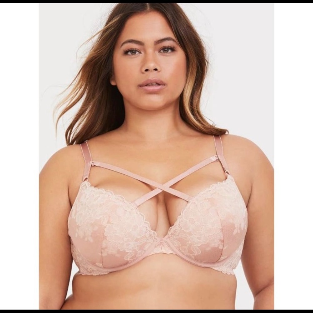 Torrid Push Up Plunge Bra 48B